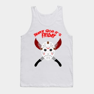 Jason VoOrhees Thank God Its Friday INK Tank Top